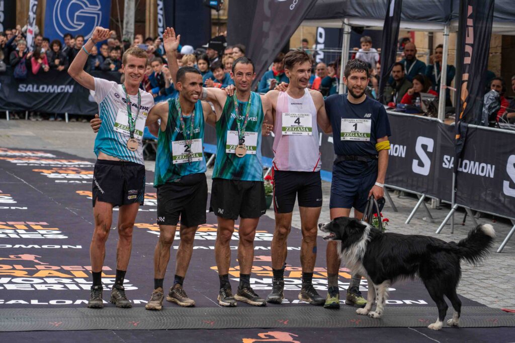 Podio masculino Zegama Aizkorri 2024